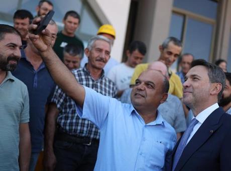 Bakan Bayraktar Doruk Madencilik işçilerini kabul etti: Haklı mücadelenizde yanınızda olduk